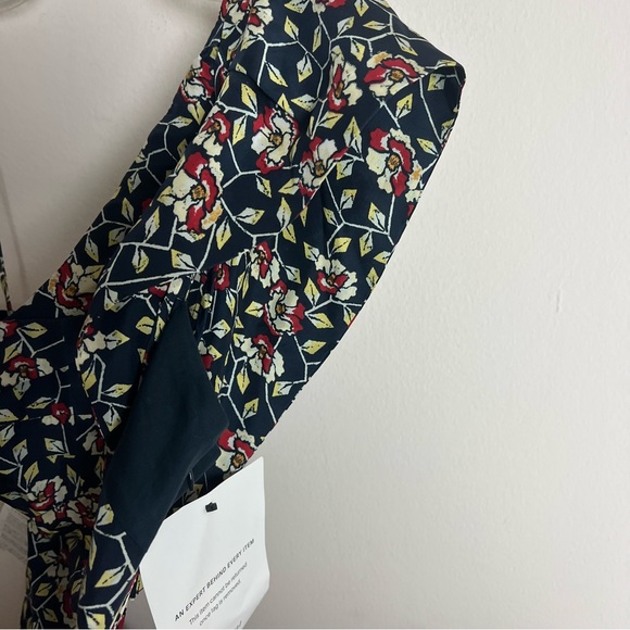 NWT Isabel Marant Rico One Shoulder Silk Dress Schitt’s Creek - Picture 3 of 10